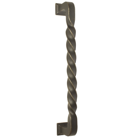 Emtek Lost Cast Wax Bronze Twist Pull 86069