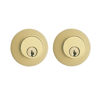 Emtek Regular Style Brass Double Cylinder Deadbolt Polished Brass (US3)