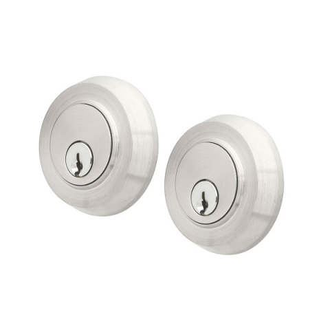 Emtek S50002 Round Double Cylinder Deadbolt Brushed Stainless Steel (SS)