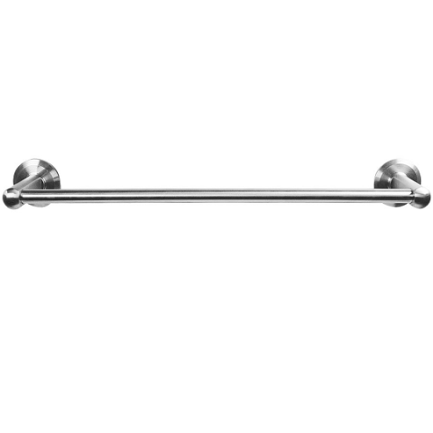 Emtek S7010, S7020, S7030 Satinless Steel Towel Bar with Beveled Rose