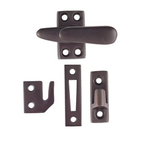 Emtek Solid Brass Casement Latch Standard Oil Rubbed Bronze (US10B)