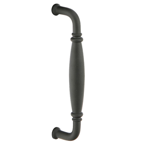 Emtek Wrought Steel Normandy Door Pull Flat Black Steel 76031