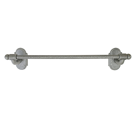 Emtek 25021, 25022,25023 Wrought Steel Towel Bar with #1 Rose Satin Steel Finish