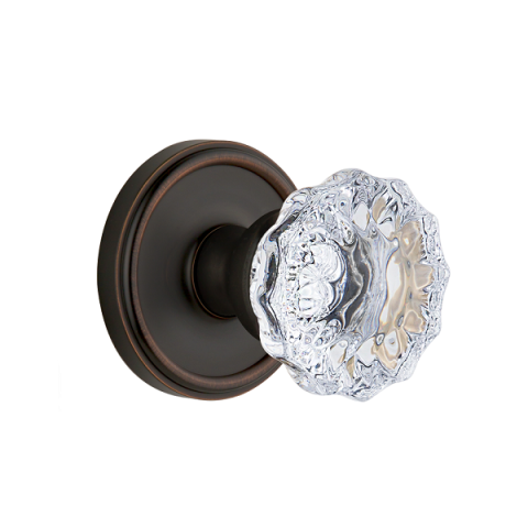 Grandeur Fontainebleau Knob with Georgetown Rose Timeless Bronze (TB)