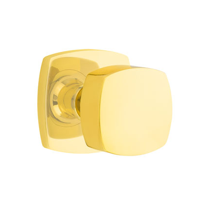 Emtek Urban Modern Freestone Knob Set with Urban Rose