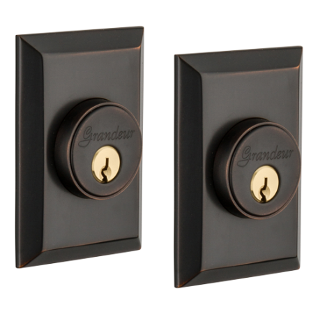 Grandeur Fifth Avenue Double Cylinder Deadbolt Timeless Bronze (TB) 