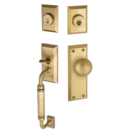 Grandeur Fifth Avenue Handlest, shown w/double cylinder and Fifth Avenue Knob 