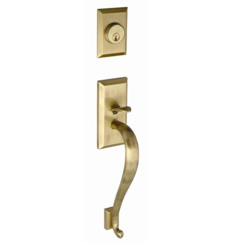 Grandeur Fifth Avenue Handlest, S Grip hown in Vintage Brass (VB)