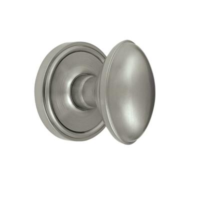 Grandeur Eden Prairie Knob with Georgetown Rose Satin Nickel 