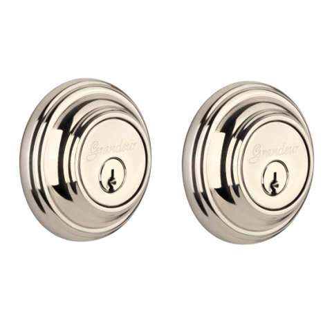 Grandeur Georgetown Double Cylinder Deadbolt Polished Nickel Nickel (PN)