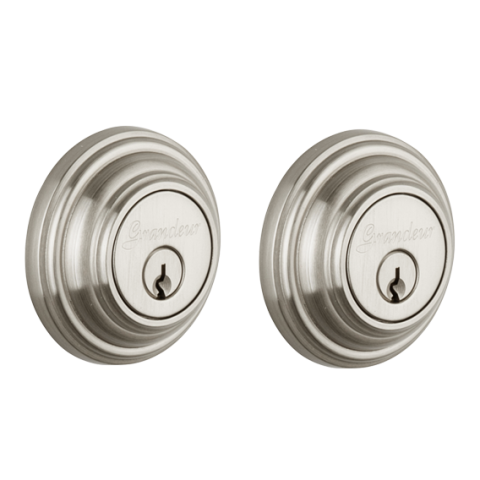 Grandeur Georgetown Double Cylinder Deadbolt Satin Nickel (SN)