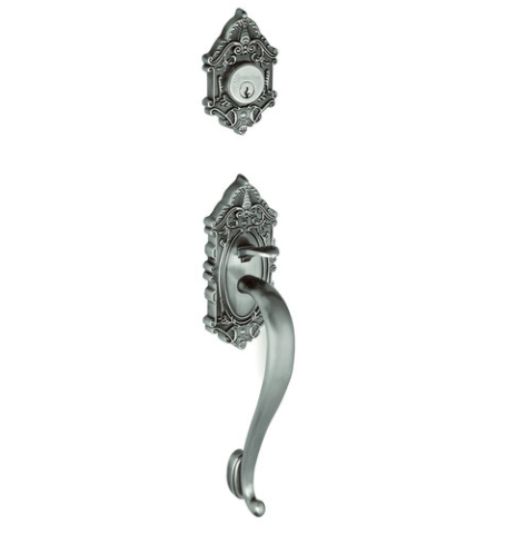 Grandeur Grande Victorian Handleset shown in Antique Pewter (AP)