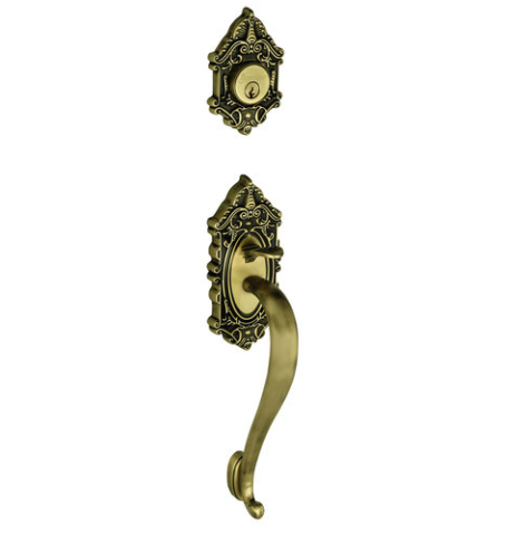 Grandeur Grande Victorian Handleset shown Vintage Brass (VB)