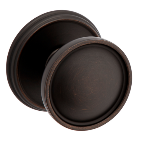 Baldwin Estate K012 Tulip Door Knob Set Venetian Bronze (112)