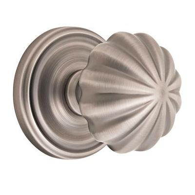 Emtek Melon Door knob with Regular rose Pewter (15A)