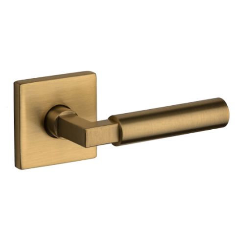 Baldwin Estate L029 Lever Set Satin Brass & Brown (060)