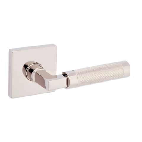 Baldwin Estate L030 Knurled Lever Set Lifetime Polished Nickel (055)