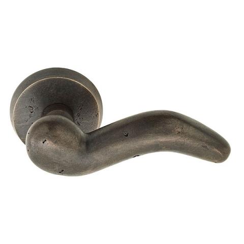 Emtek Cody Door lever with #2 rose Medium Bronze Patina (MB)