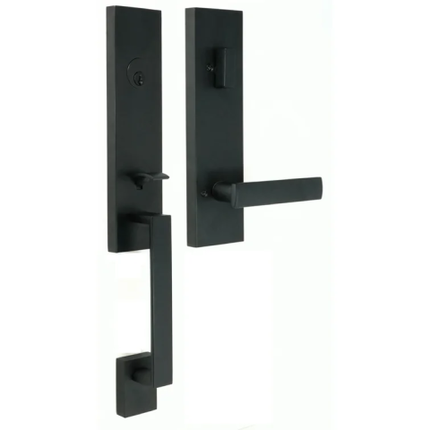 Weslock Transitional Collection 2870 Leighton Handleset Black