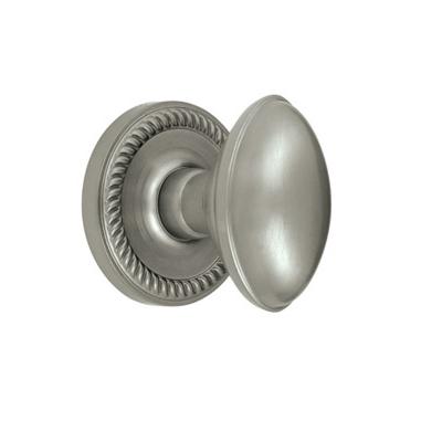 Grandeur Eden Prairie Knob with Newport Rose Satin Nickel 