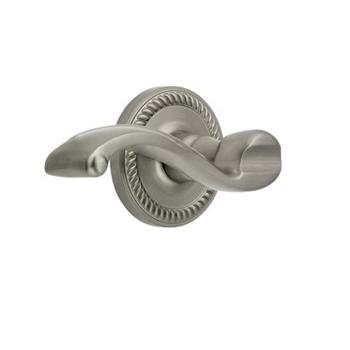 Grandeur Portofino Lever with Newport Rose Satin Nickel 