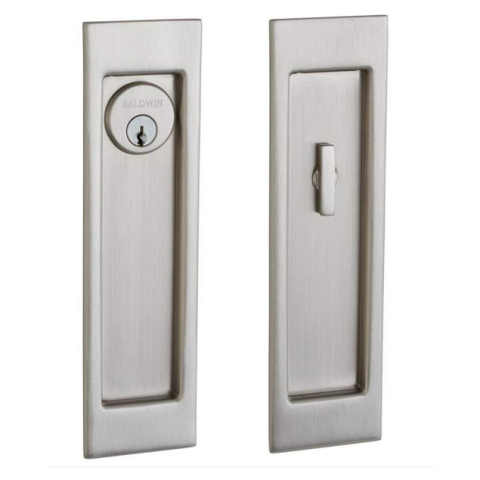 Baldwin Estate PD005.150.ENTR Santa Monica Keyed Entry Sliding Pocket Door Set 