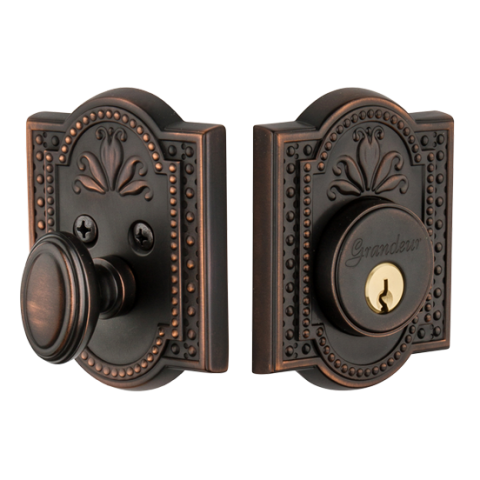 Grandeur Parthenon Single Cylinder Deadbolt Timeless Bronze (TB) 