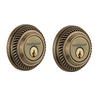 Nostalgic Warehouse ROPDBL Rope Double Cylinder Deadbolt