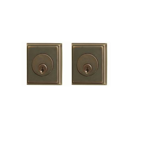 Emtek 8368 Rectangular Double Cylinder Deadbolt Oil Rubbed Bronze (US10B)