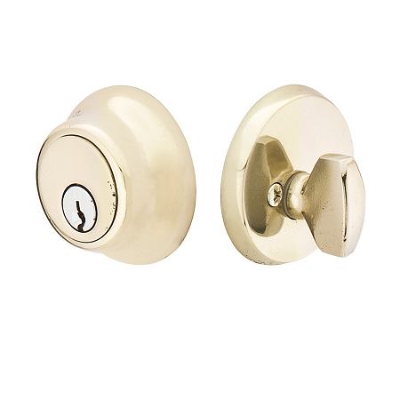 Emtek 8450-BZ Bronze Regular Style Single Cylinder Deadbolt White Bronze