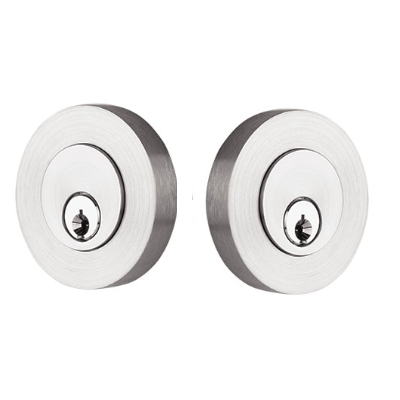 Emtek S50024 Stainless Steel Round Double Cylinder Deadbolt