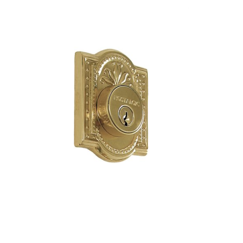 Meadows Single Cylinder Deadbolt Polished Brass (PB)