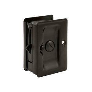 Deltana SDLA325 Heavy Duty Privacy Pocket Door Lock in Oil Rubbed Bronze (US10B)