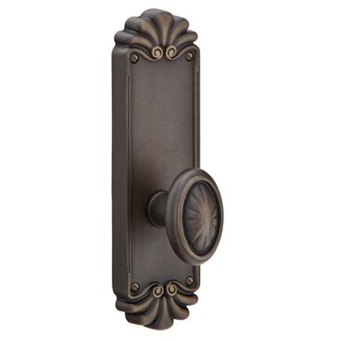 Emtek #16 Style 8-1/4" Non Keyed Sideplate with Petal knob