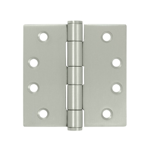 Deltana SS44 4" x 4" Square Corner Stainless Steel Hinges (Pair) 0.129" gauge