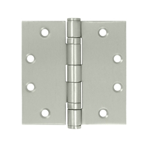 Deltana SS45 4.5" x 4.5" Ball Bearing Square Corner Stainless Steel Hinges 