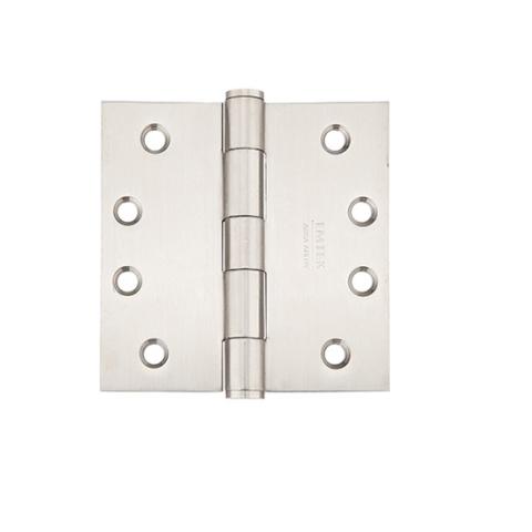 Emtek 4-1/2 x 4-1/2 Stainless Steel Square Corner Heavy Duty Hinges 9821532D