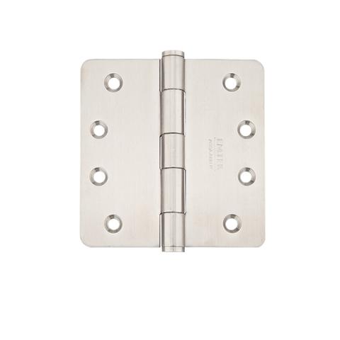 Emtek 4 x 4 Stainless Steel Radius Corner Heavy Duty Hinges 9822432D