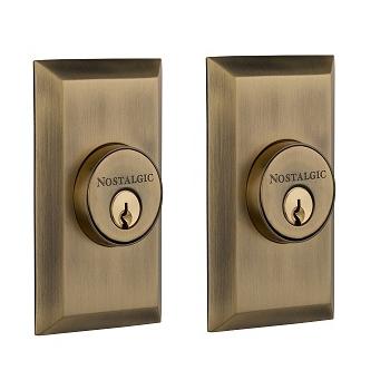 Nostalgic Warehouse STUDBL Studio Double Cylinder Deadbolt