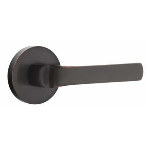 Emtek Spencer Modern Lever Set with Disc Rose Oil Rubbed Bronze