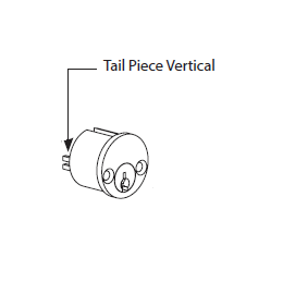 Emtek MC4-DBLTAILPCLG Extra Long Tailpiece for Double Cylinder Deadbolts