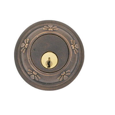 Emtek 8456 Tuscany Style Single Cylinder Deadbolt Medium Bronze (MB)