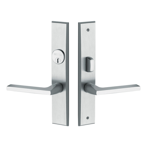 Baldwin Estate 6974 Lakeshore Entrance Set Satin Chrome (264)