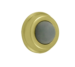 Deltana 1" Solid Brass Convex Flush Mounted Door Bumper