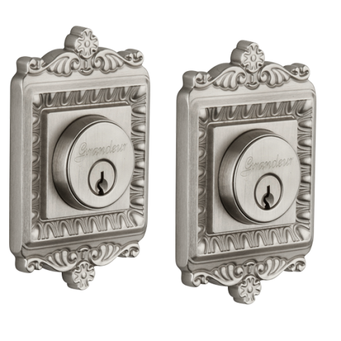 Grandeur Windsor Double Cylinder Deadbolt Satin Nickel (SN)