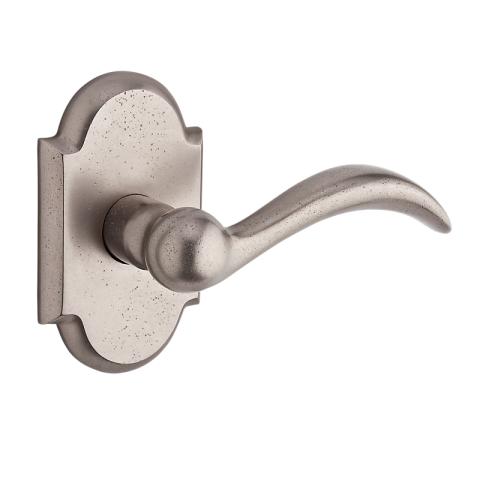 Baldwin Reserve Arch Lever shown with Arch Rose (RAR) in White Bronze (492)