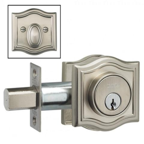 Omnia ARCHDB Arched Auxillary Deadbolt from the Prodigy Collection