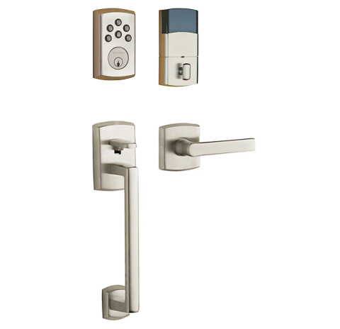 Baldwin Keyless Soho Sectional Handleset with Soho Lever