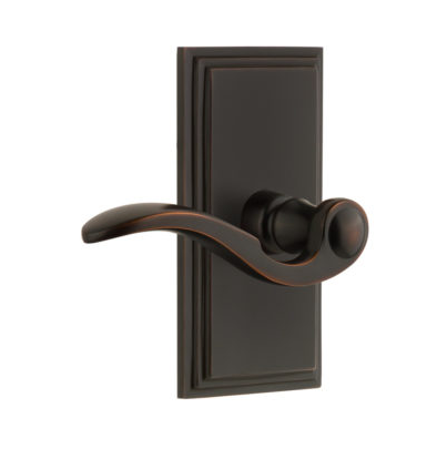 Grandeur Bellagio Lever with Carre Short Plate Timeless Bronze