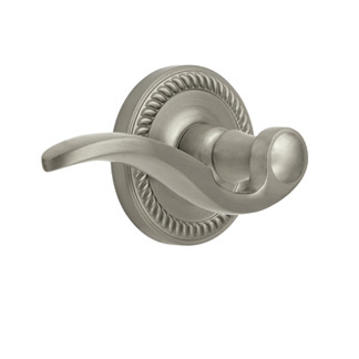 Grandeur Bellagio Lever with Newport Rose Satin Nickel (SN)